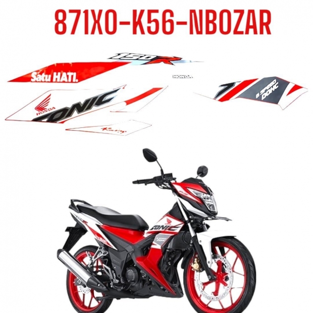 TEM SONIC 150 ĐỎ RACING BÊN PHẢI