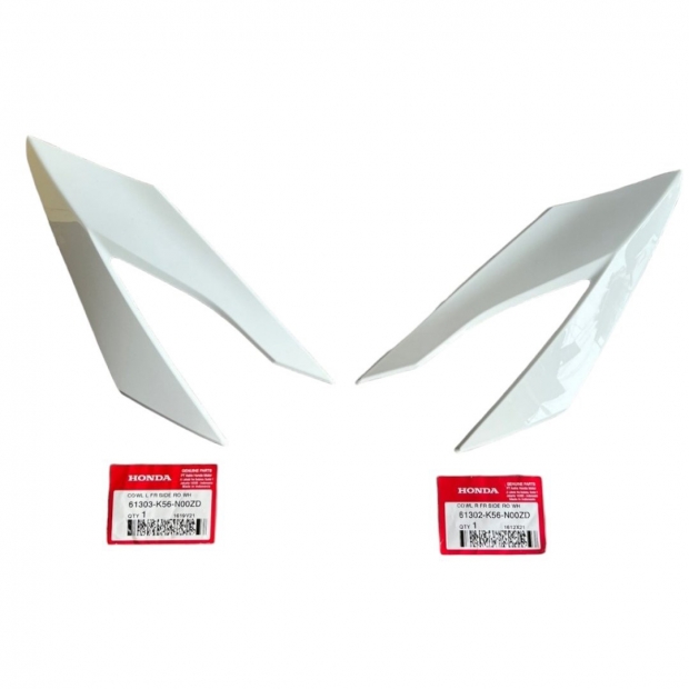 TAI THỎ SONIC 150 MÀU TRẮNG BÊN TRÁI