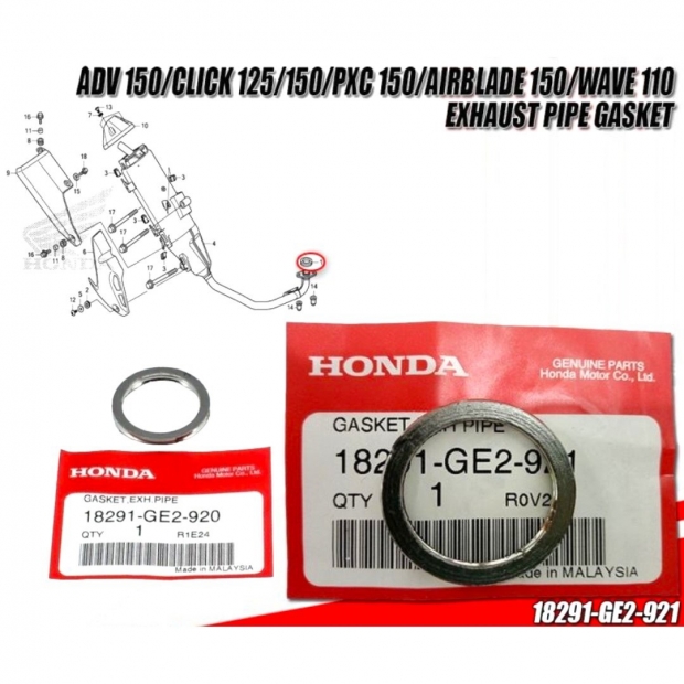 RON CỔ PÔ VARIO 2017/ VARIO 2021/ AIR BLADE / WAVE 110 / SUPER CUD 125 / WAVE 125 / WAVE BLADE / REVO 100