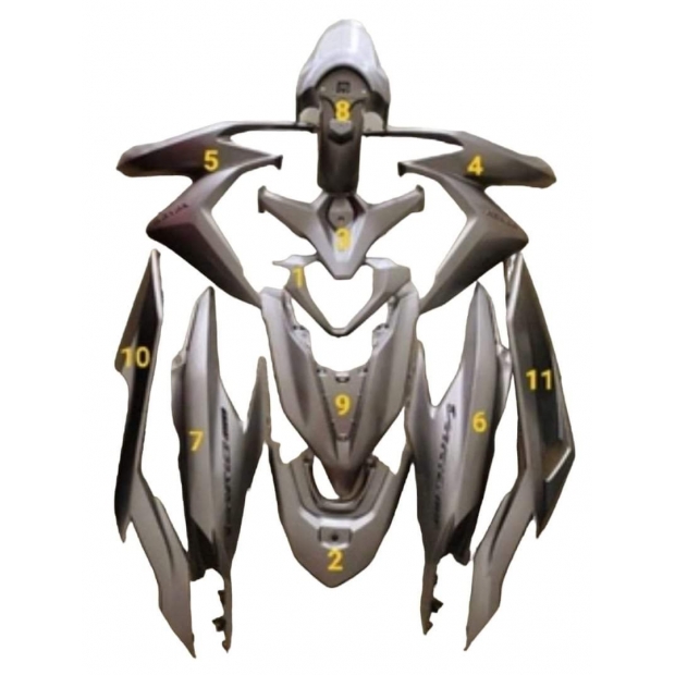 DÀN ÁO VARIO 2021 MÀU BẠC ( THÁO XE SALON 97% NHƯ NEW )