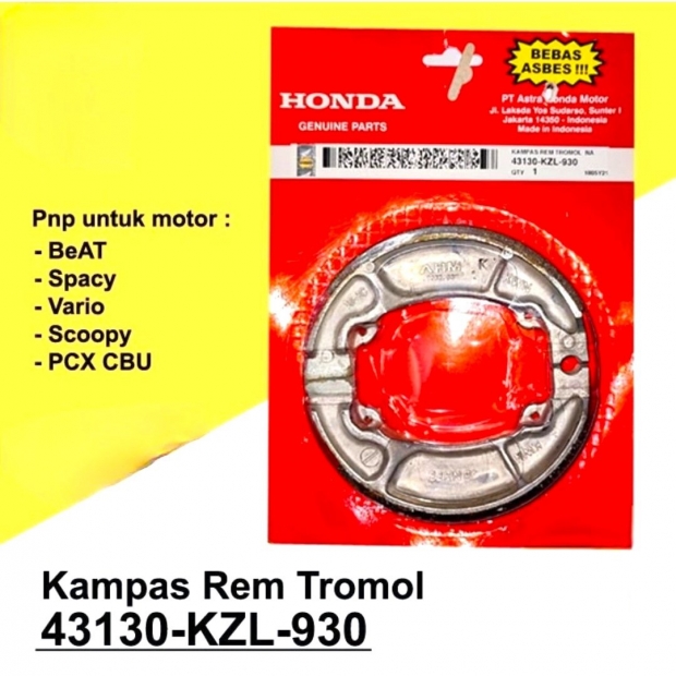 BỐ THẮNG SAU VARIO 150 / VARIO 125 / AIR BLADE / VISION / SCOOPY / BEAT