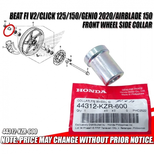 CỤC CĂN BÁNH TRƯỚC VARIO 2021 / VARIO 2017 / CLICK 2021/ VARIO 125 ĐỜI 2023 / GENNIO / SCOOPY / BEAT BÊN PHẢI