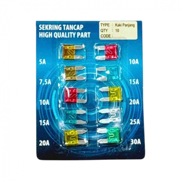 CẦU CHÌ 5A>30A VARIO 150 / SONIC 150 / WINNER V1V2V3 / AB / VISION ( XÀI MỌI XE ) (KZ )