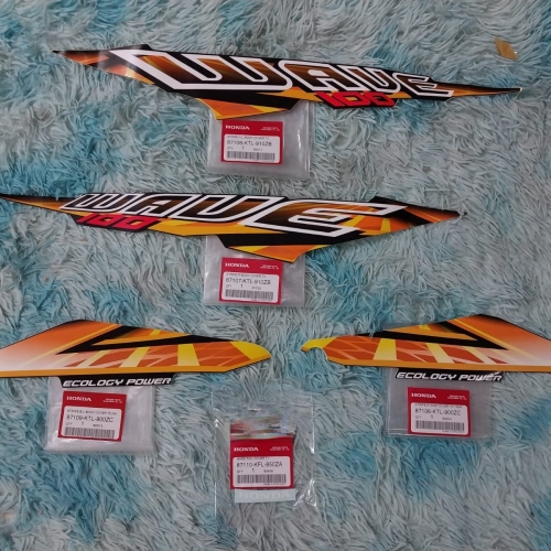 TEM WAVE 100S THÁI MÀU CAM ĐEN