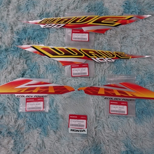 TEM WAVE 100S THÁI MÀU CAM ĐỎ