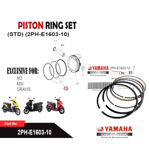 BẠC MIO M3 ĐỜI 125 STD