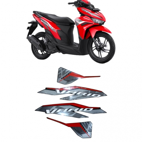 TEM VARIO 125 ĐỜI 2023 MÀU ĐỎ BÓNG