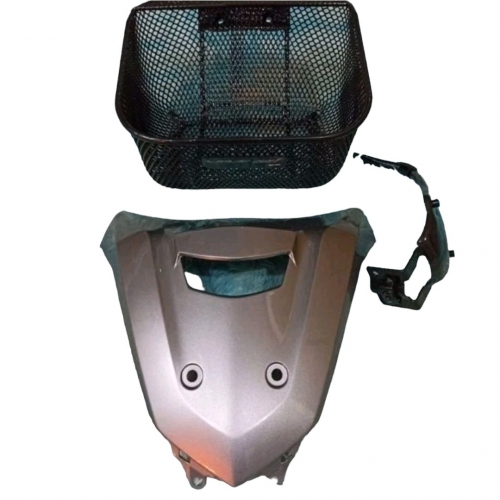 RỔ KÈM PÁT / MẶT NẠ WAVE 125I LED MÀU BẠC