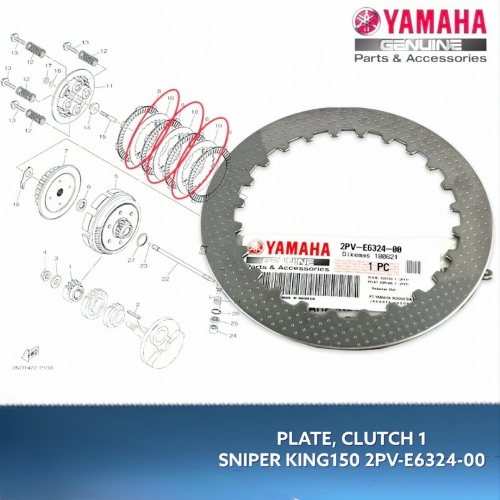 LÁ SẮT MXKING 150 / UP EXCITER 150 - 2PV-E6324-000