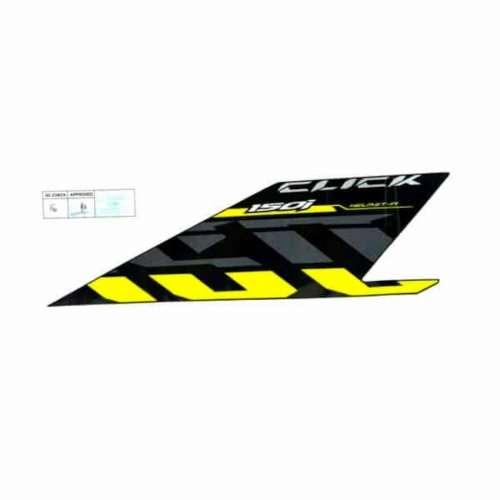 TEM  YẾM BỬNG CLICK 2021/ VARIO 2021 ( DÁN XE ĐEN BÓNG / ĐEN NHÁM ) PHẢI