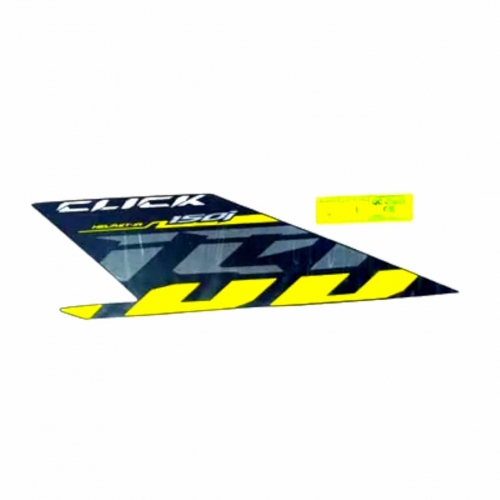 TEM  YẾM BỬNG CLICK 2021/ VARIO 2021 ( DÁN XE ĐEN BÓNG / ĐEN NHÁM ) TRÁI